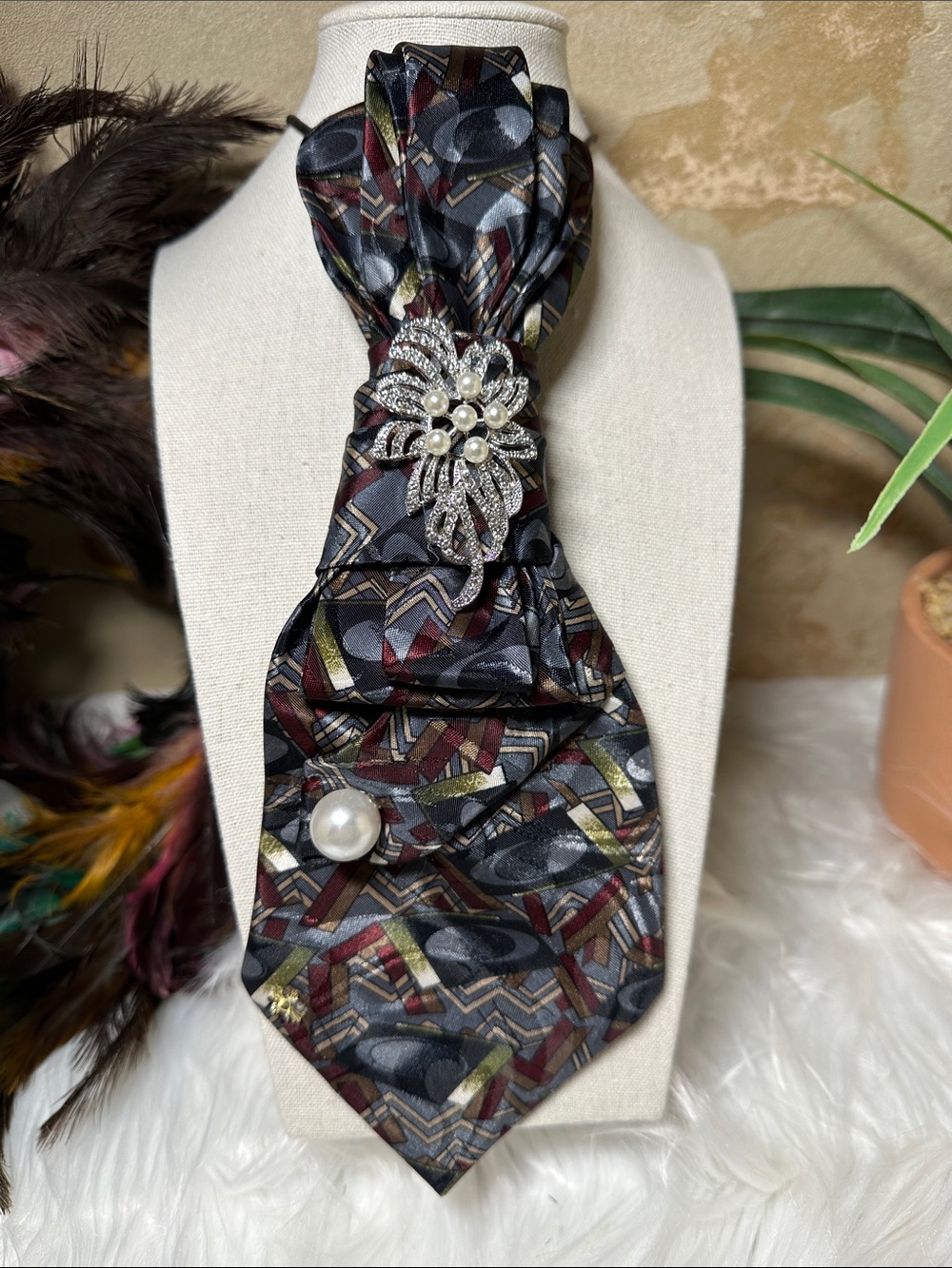 100 % Silk necklace tie